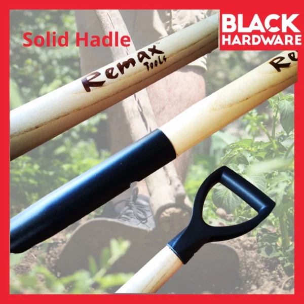 Black Hardware REMAX 4 Teeth Agriculture Farm Plant Fork Changkul Kebun Taman Penyodok Scope Hoe Shade Shovel Spade Tool