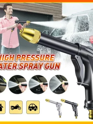 Car High Pressure Water Spray Gun Long Nozzle Sprinkler Cleaning Cars Wash Gardening Outdoor Lawn Garden Plants Watering Spray Sprinklers Cleanings Tool