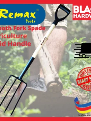Black Hardware REMAX 4 Teeth Agriculture Farm Plant Fork Changkul Kebun Taman Penyodok Scope Hoe Shade Shovel Spade Tool