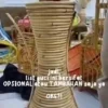 Flower Vase Jar for Living Room Decoration Made of Natural Rattan 30CM 50CM 70CM natural