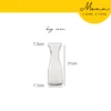 READY STOCK MONN European Minimalist Style Clear Vase for Home Office Flower Deco