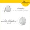 READY STOCK MONN European Minimalist Style Clear Vase for Home Office Flower Deco