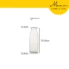 READY STOCK MONN European Minimalist Style Clear Vase for Home Office Flower Deco