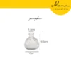 READY STOCK MONN European Minimalist Style Clear Vase for Home Office Flower Deco