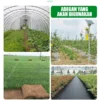 50M 100M Warna Hijau Hitam Weed Control Mat Pertanian Plastic Cover
