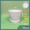 Simplified Style Ceramic Flower Pot Indoor Creative Round Small Ceramic Vase Plant Pasu Bunga Seramik YTX