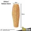Basket Rattan Vase Nordic Bamboo Basket Rattan Pot