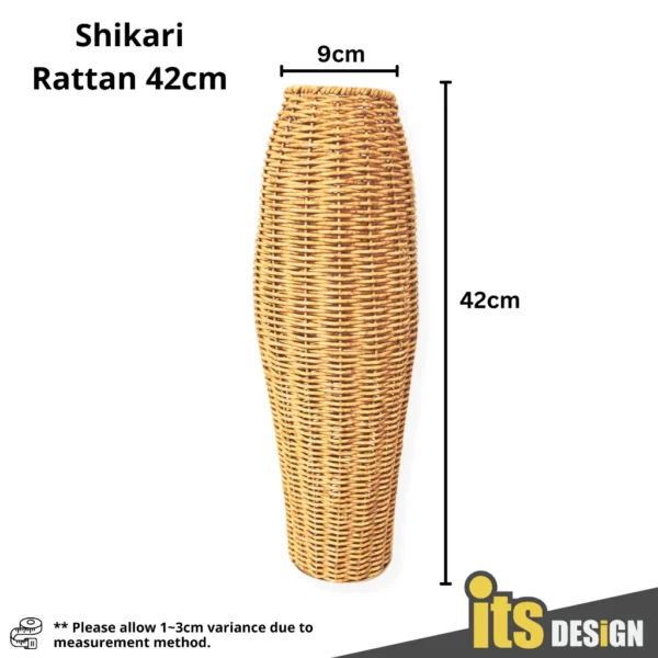Basket Rattan Vase Nordic Bamboo Basket Rattan Pot