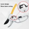 Garden Pruning Shears Gardening Professional Grafting Scissors Twig Vine Fruit Tree Gardening Kit Spring Handles