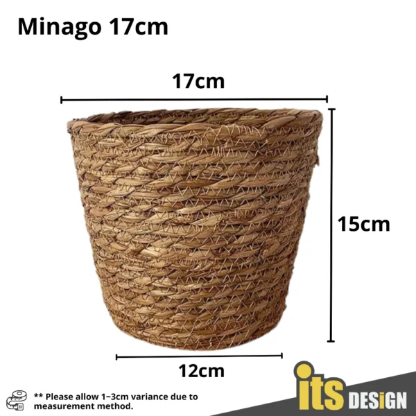 Basket Rattan Vase Nordic Bamboo Basket Rattan Pot