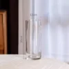 Locaupin Clear Glass Cylinder Vase Floating Candle Holder Vase Decor Vases Clear Vases for Wedding Decorations