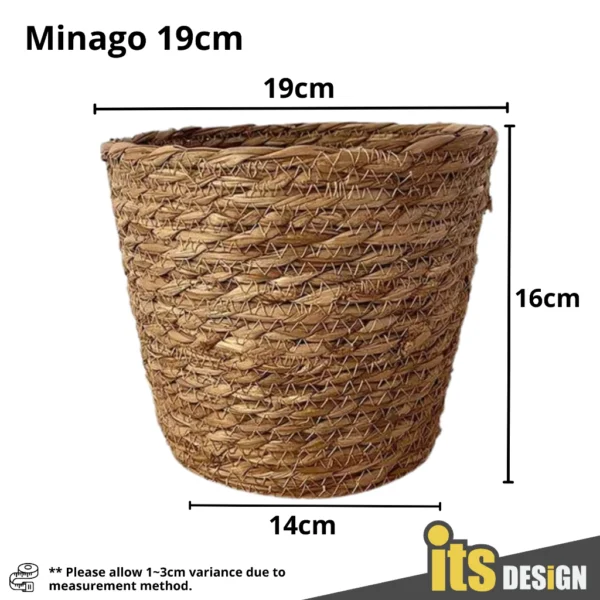 Basket Rattan Vase Nordic Bamboo Basket Rattan Pot