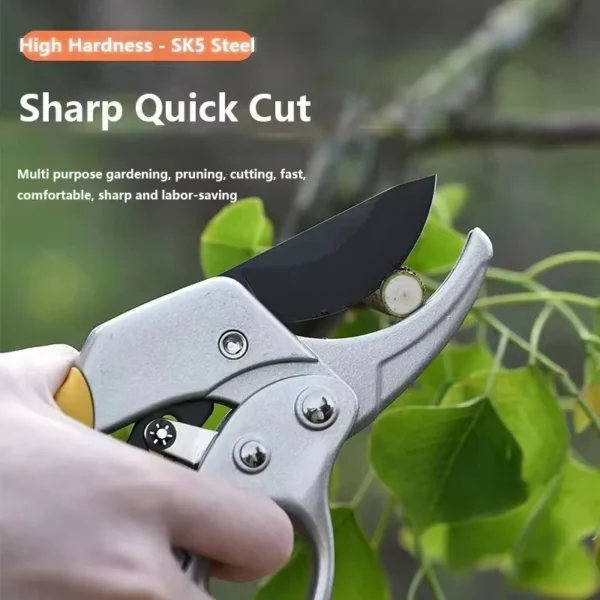 Garden Pruning Shears Gardening Professional Grafting Scissors Twig Vine Fruit Tree Gardening Kit Spring Handles