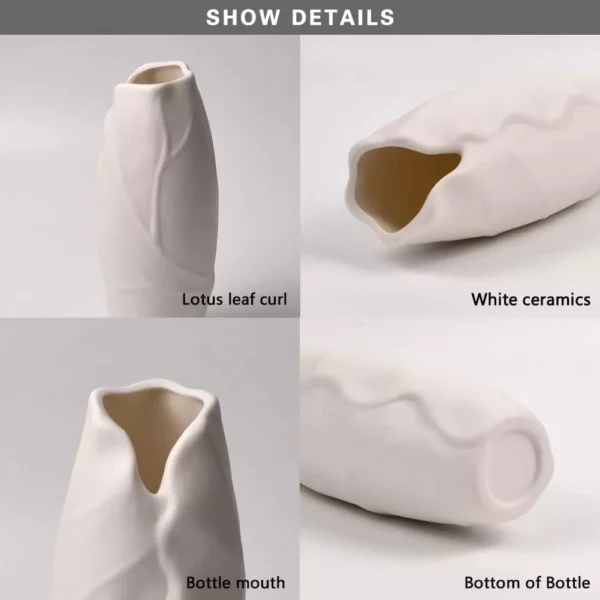 HARII POTTER Ceramic Vase Korean Series Artistic Elegant Home Deco Pasu Seramik Nordic Korean Series