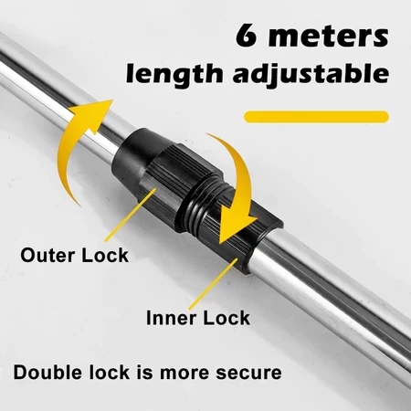 my-11134207-7rasb-m6wdqcowy2w6ac.webp SANTINO 7M Telescopic High Pruning Branch Shears Saw Cutter Kelapa Fruit Picker Viral