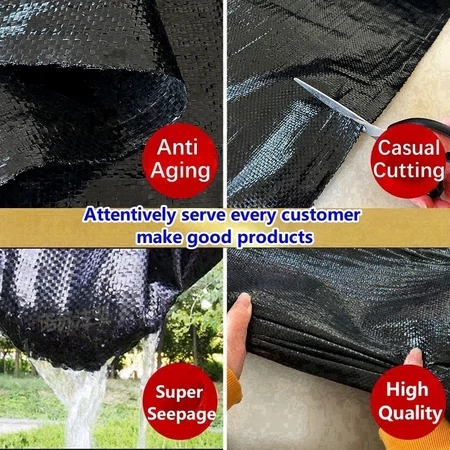 Weedmat Thickest Weed Control Mat Garden Green House Pertanian Plastic Cover