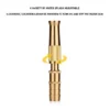 Brass Hose Nozzle High Pressure Adjustable Twist Host Garden Hose Water Jet Sprayer