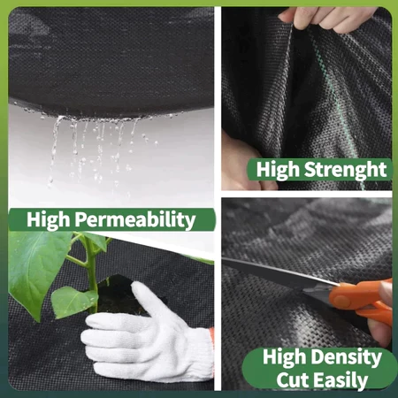 Weedmat Thickest Weed Control Mat Garden Green House Pertanian Plastic Cover