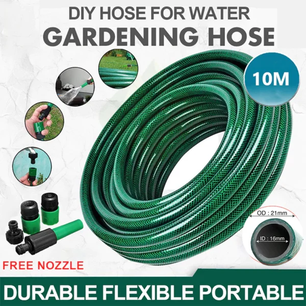 my-11134207-7rasf-mbgckxcwpiav7a.webp OOKAS Heavy Duty PVC Water Hose Set Multi Purpose Garden Car Wash Hose
