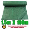 50M 100M Warna Hijau Hitam Weed Control Mat Pertanian Plastic Cover