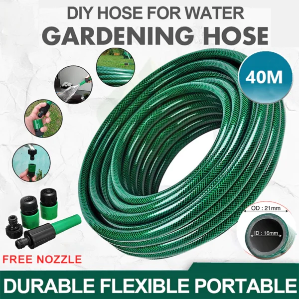 my-11134207-7rasj-mbgclmrzieix32.webp OOKAS Heavy Duty PVC Water Hose Set Multi Purpose Garden Car Wash Hose