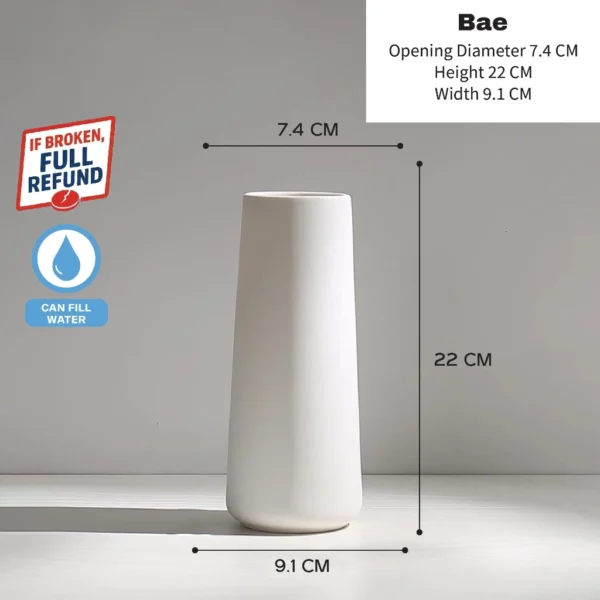 HARII POTTER Ceramic Vase Korean Series Artistic Elegant Home Deco Pasu Seramik Nordic Korean Series