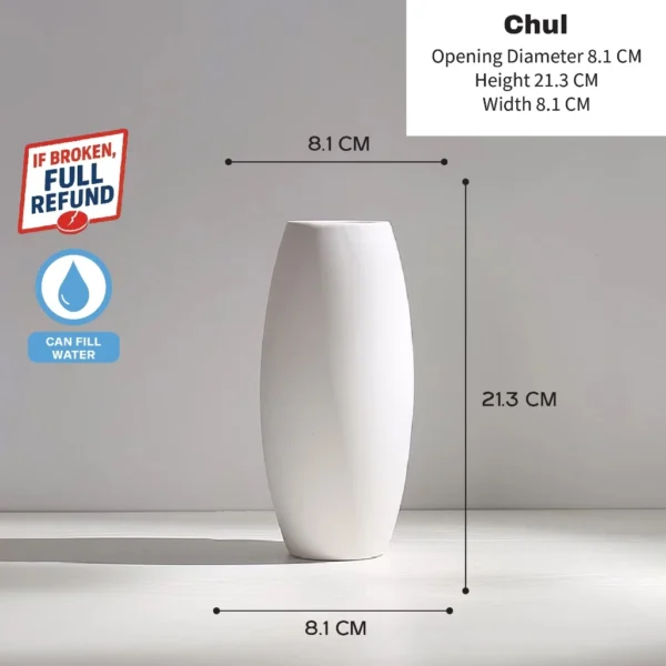 HARII POTTER Ceramic Vase Korean Series Artistic Elegant Home Deco Pasu Seramik Nordic Korean Series