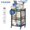 PACKONE Gardening Tool Rack Agricultural Tool Storage Rack Metal Tool Rack alat Suitable For Gardens Warehouses