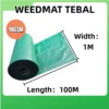 50M 100M Warna Hijau Hitam Weed Control Mat Pertanian Plastic Cover