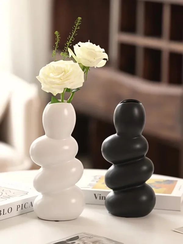 Nordic Irregular Art Vase Minimalist Abstract Flower Vase For Living Room Table Decor