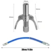 10000psi Double Handle Grease Quick Self Locking Coupler Tool Leak Free Heavy Duty Quick Self Lock Oil Injector Nozzle