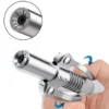 10000psi Double Handle Grease Quick Self Locking Coupler Tool Leak Free Heavy Duty Quick Self Lock Oil Injector Nozzle