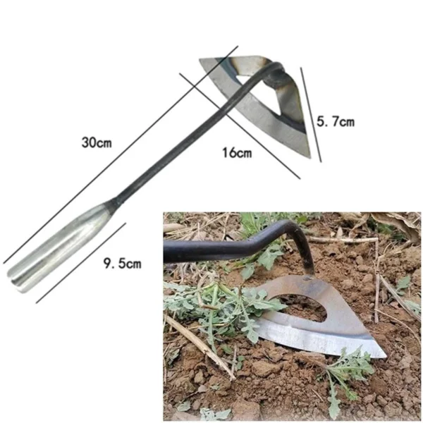 Handheld Garden Small Hoe Household Weeding Rake Vegetable Planting Farm Garden Agricultural Tools Weeding Accessory
