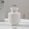 Nordic Vase Plastic Art Modern Vase Imitation Ceramic Flower Vase Home Decoration