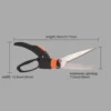 Grass Shears Hedge Shears Gardening Tools Handheld Lawn Trimming Borders Garden Bushes Rotate Sharp