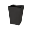 Felton FBL2511 Pasu Bunga Flower Pot W17 x H24cm Dengan Tapak With Saucer White Brown Grey