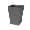 Felton FBL2511 Pasu Bunga Flower Pot W17 x H24cm Dengan Tapak With Saucer White Brown Grey