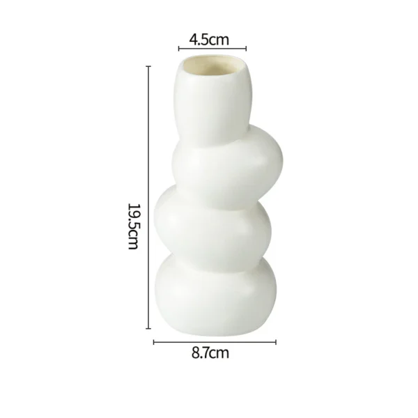 Nordic Irregular Art Vase Minimalist Abstract Flower Vase For Living Room Table Decor