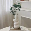 Nordic Irregular Art Vase Minimalist Abstract Flower Vase For Living Room Table Decor