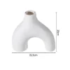 Nordic Irregular Art Vase Minimalist Abstract Flower Vase For Living Room Table Decor