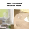 Clear Vase Pasu Plastik Hiasan Transparent Vase Decor Flower Pot