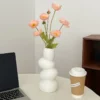 Nordic Irregular Art Vase Minimalist Abstract Flower Vase For Living Room Table Decor