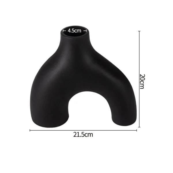 Nordic Irregular Art Vase Minimalist Abstract Flower Vase For Living Room Table Decor