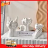 Nordic Vinyl Vase Creative Human Body Shape Hydroponic Vase Desktop Ornament Home Decor