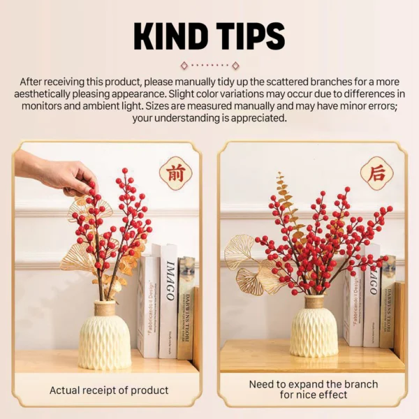 2026 Chinese New Year CNY Set Viral Set Flower Vase CNY Decor Set CNY Flower