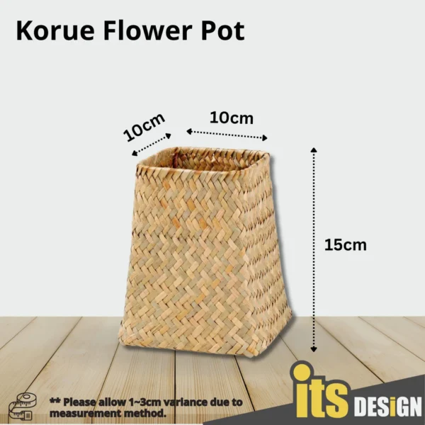 Basket Rattan Vase Nordic Bamboo Basket Rattan Pot