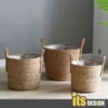 Basket Rattan Vase Nordic Bamboo Basket Rattan Pot