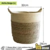 Basket Rattan Vase Nordic Bamboo Basket Rattan Pot