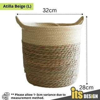 Basket Rattan Vase Nordic Bamboo Basket Rattan Pot