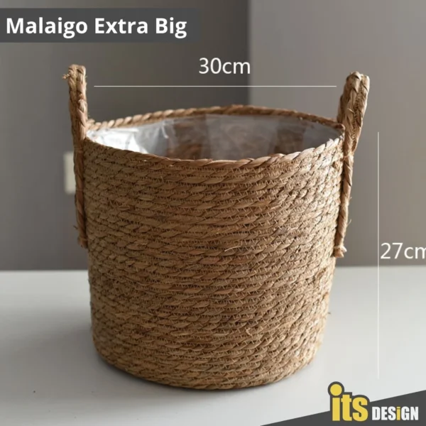 Basket Rattan Vase Nordic Bamboo Basket Rattan Pot